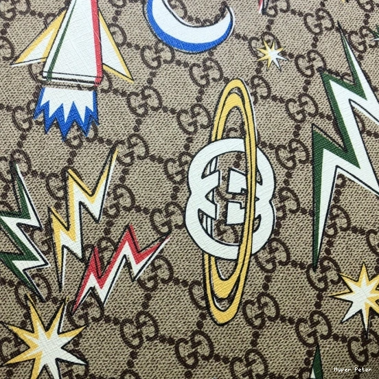 Hyper Peter GG tote space print Children's GUCCI bag 0709